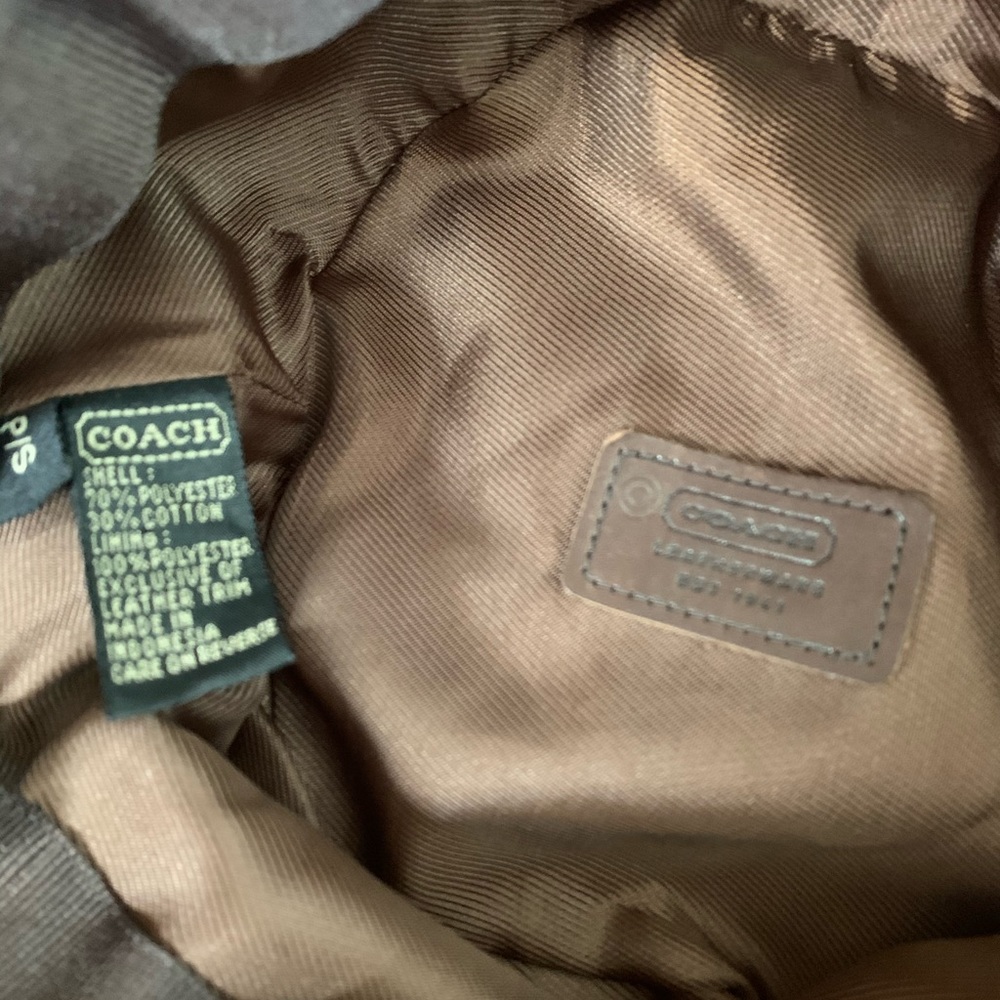 Vintage Coach Bucket Hat with belt buckle trim - Picture 3 of 3